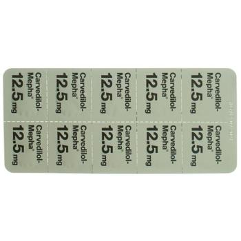 Carvedilol-Mepha Tabl 12.5 mg 30 pcs