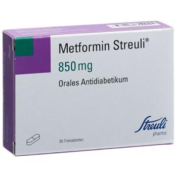 Metformin Streuli film tablets 850 mg 30 pcs