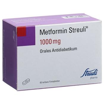 Metformin Streuli Filmtablet 1000 mg 60 pcs