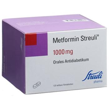 Metformin Streuli film tablets 1000 mg 120 pcs