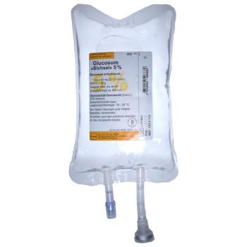 Glucosum Bichsel Inf L&ouml;s 5% 500ml Cryovac bag