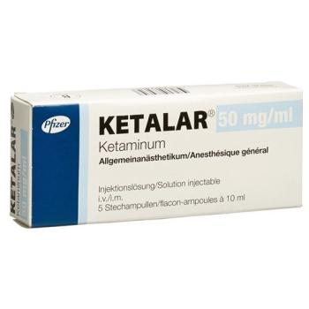 Ketalar Inj sol 500mg/10ml 5 vials 10ml