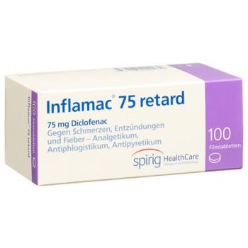 INFLAMAC RETARD RET FILMTABL 75 MG 100 S