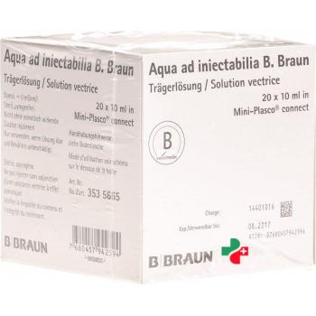 AQUA AD INJ Braun Inj L&ouml;s 10ml Minipl conn