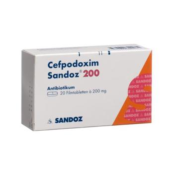 CEFPODOXIM Sandoz film tablets 200 mg