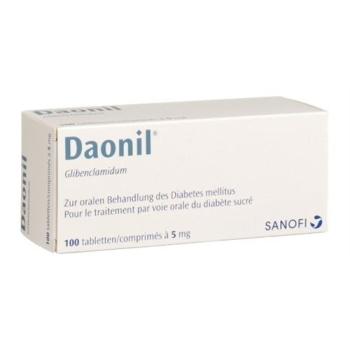 Daonil Tabl 5 mg 100 pcs
