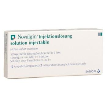 Novalgin Inj L&ouml;s 1 g/2ml i.m./i.v 10 amp 2 ml