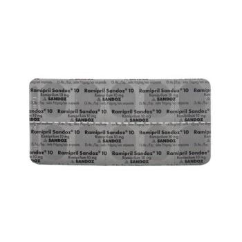 Ramipril Sandoz Tabl 10 mg 20 pcs