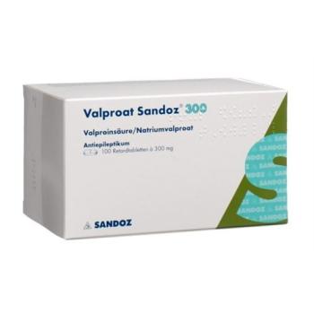 Valproate Sandoz Ret Tabl 300 mg 100 pcs