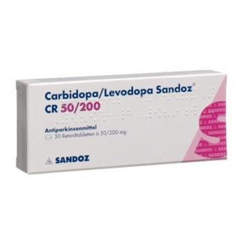 Carbidopa/Levodopa Sandoz CR Ret Tabl 50/200mg 30 pcs