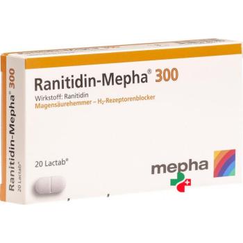 Ranitidin Mepha 300 mg 20 Lactabsts