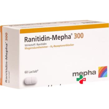 Ranitidin Mepha 300 mg 60 Lactabs