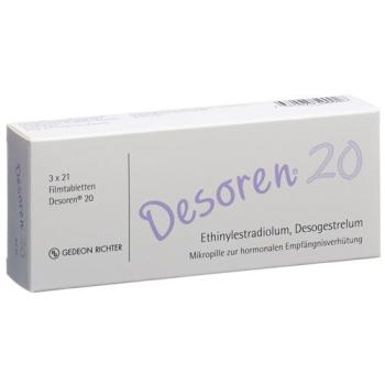 Desoren 20 film tablets 3 x 21 pcs