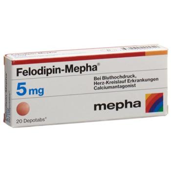 Felodipine-Mepha Depotabs 5 mg 20 pcs