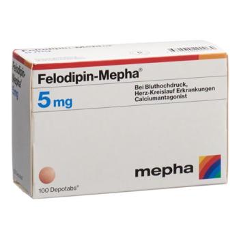 Felodipine-Mepha Depotabs 5 mg 100 pcs