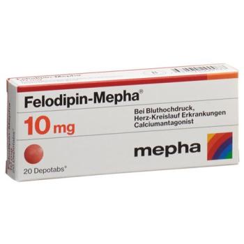 Felodipine-Mepha Depotabs 10 mg 20 pcs