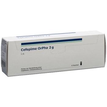 Cefepime Orpha Trockensubstanz 2 g 5 Durchstechflasche