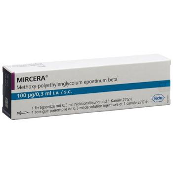 Mircera Inj L&ouml;s 100 mcg/0.3 ml Fertspr