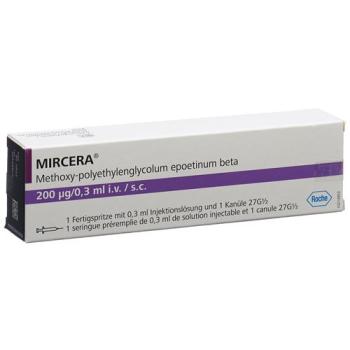 Mircera Inj L&ouml;s 200 mcg/0.3 ml Fertspr