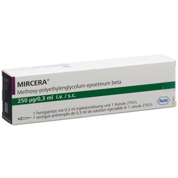 Mircera Inj L&ouml;s 250 mcg/0.3 ml Fertspr