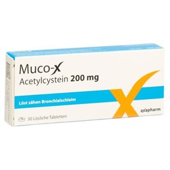 Muco-X Tabl 200 mg solubile 30 pcs