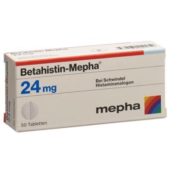 Betahistine-Mepha Tabl 24 mg 100 pcs