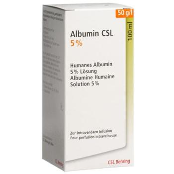 Albumin CSL Inf Loes 5% 100ml
