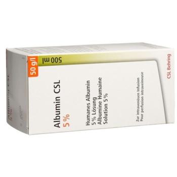Albumin CSL Inf Loes 5% 500ml