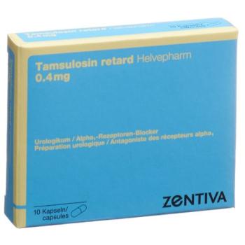 Tamsulosin Helvepharm 0.4 mg 10 Retard Kaps