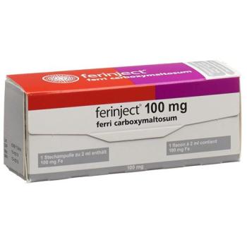 Ferinject Inj Loes 100mg/2ml 5 vials 2ml