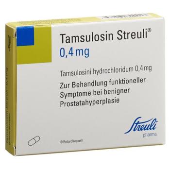 Tamsulosin Streuli Ret Kaps 0.4 mg 10 pcs