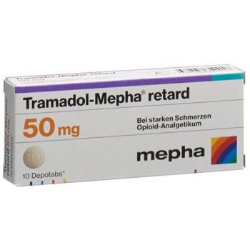 Tramadol-Mepha retard Depotabs 50 mg 10 pieces