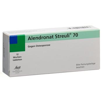Alendronate Streuli weekly tablets 70 mg 12 pcs