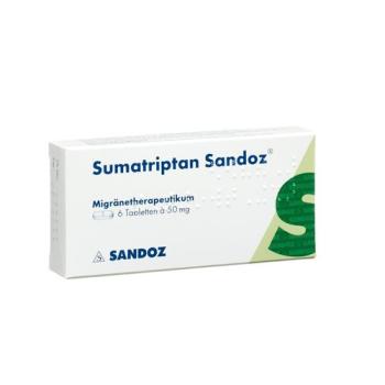 Sumatriptan Sandoz Tabl 50 mg 12 pcs