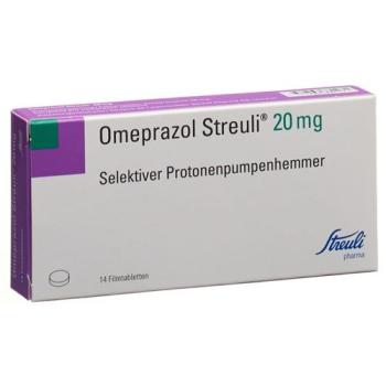 Omeprazol Streuli film tablets 20 mg 14 pcs