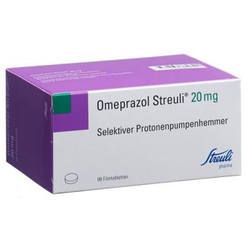 Omeprazol Streuli film tablets 20 mg 98 pcs