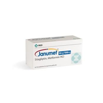 Janumet Filmtablet 50/1000 mg 56 pcs
