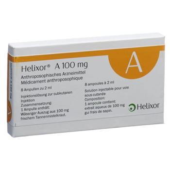 Helixor A Inj L&ouml;s 100 mg Amp 8 pcs