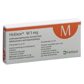 Helixor M Inj L&ouml;s 1 mg Amp 8 pcs