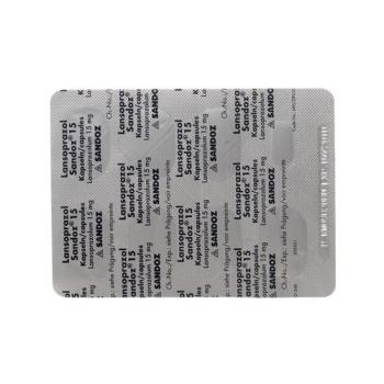 Lansoprazole Sandoz Kaps 15 mg 56 pcs