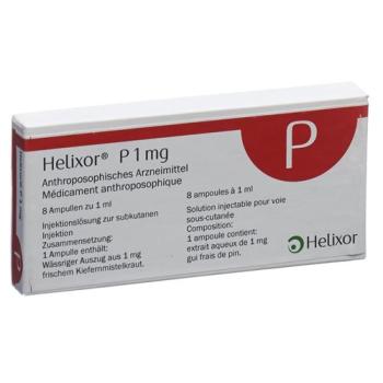 Helixor P Inj L&ouml;s 1 mg Amp 8 pcs