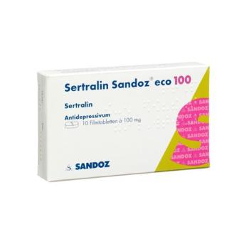 Sertraline Sandoz eco film tablet 100 mg 10 pcs