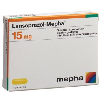 Lansoprazole-Mepha Kaps 15 mg 56 pcs