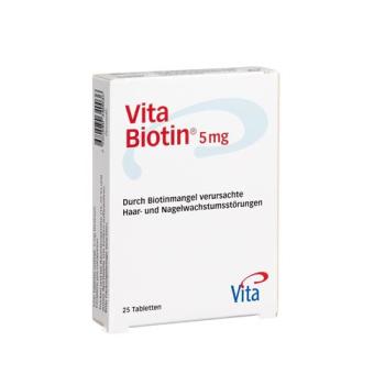 Vita Biotin Tabletten 5mg 25 Stück