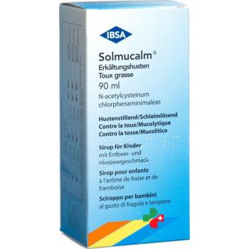 Solmucalm cold cough syrup child bottle 90 ml