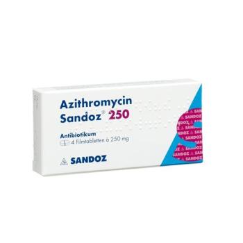Azithromycin Sandoz film tablets 250 mg 6 pcs