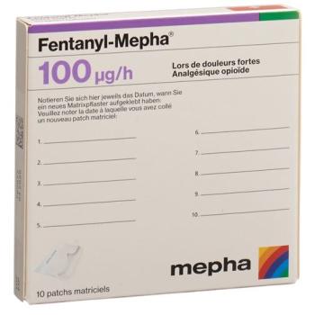 Fentanyl-Mepha Matrixpfl 100 mcg/h 5 pcs