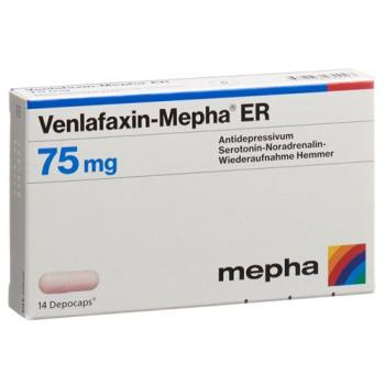 Venlafaxine-Mepha ER Depocaps 75 mg 14 pcs