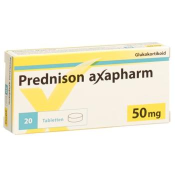 Prednisone Axapharm Tabl 50 mg 20 pcs