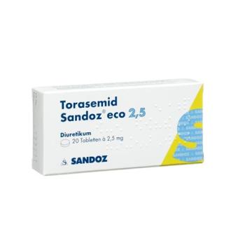 Torasemide Sandoz eco Tabl 2.5 mg 100 pcs